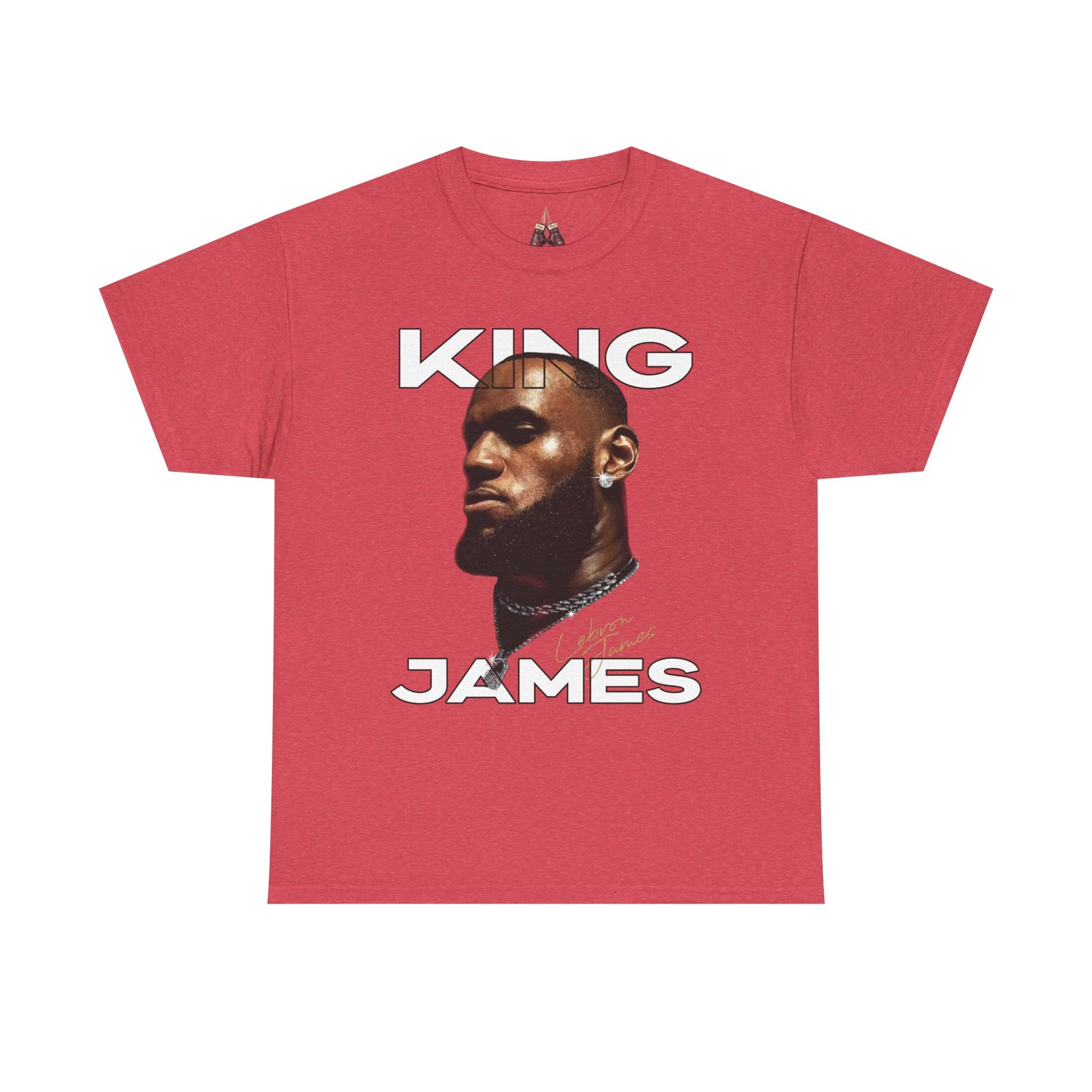 King James Graphic Tee, Unisex Heavy Cotton Tee, Basketball Fan Shirt, Gift for Sports Lovers, Stylish Casual Wear, Sports Apparel - Kings Origin Apparel