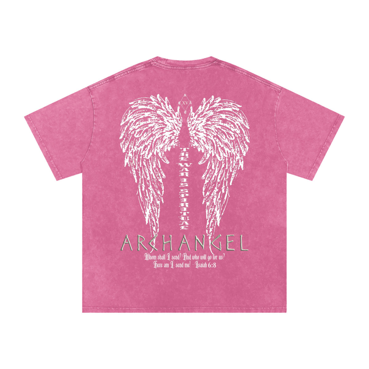 Chase Archangel Archangelo Snow Washed Oversized Cotton T-Shirt