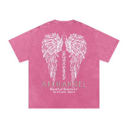 Chase Archangel Archangelo Snow Washed Oversized Cotton T-Shirt