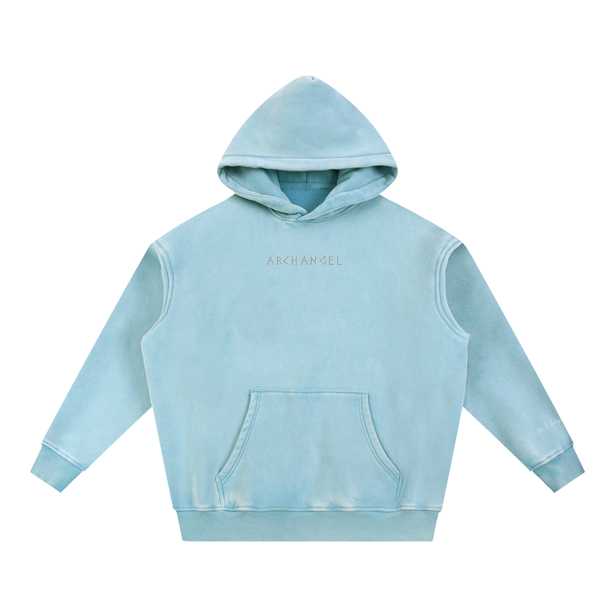 Chase Archangel Archangelo Snow Wash Fleece Oversize Hoodie