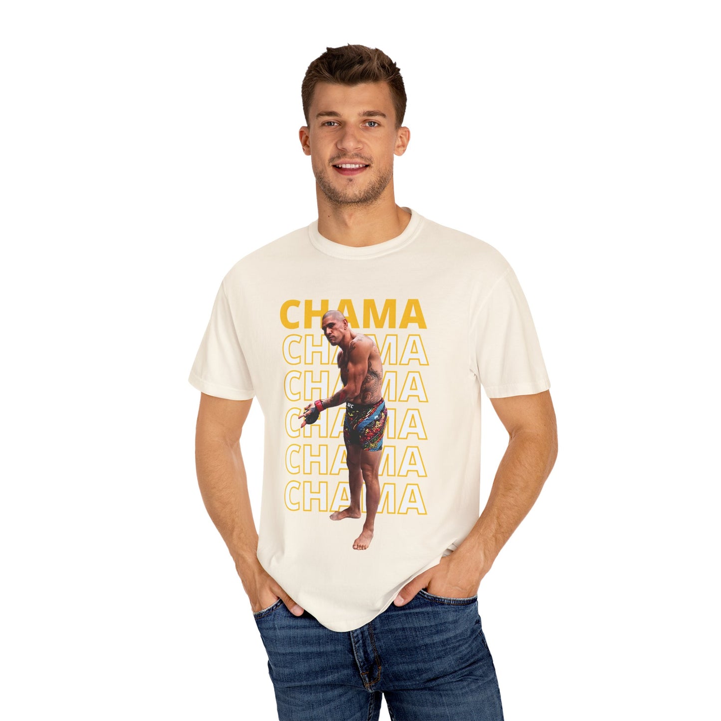 Alex Pereira "Chama" Unisex Heavyweight T-shirt