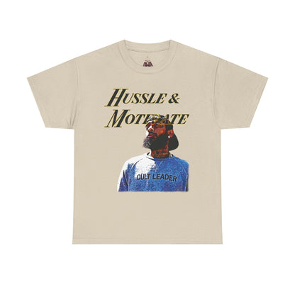 Hussle & Motivate- Unisex Heavy Cotton Tee