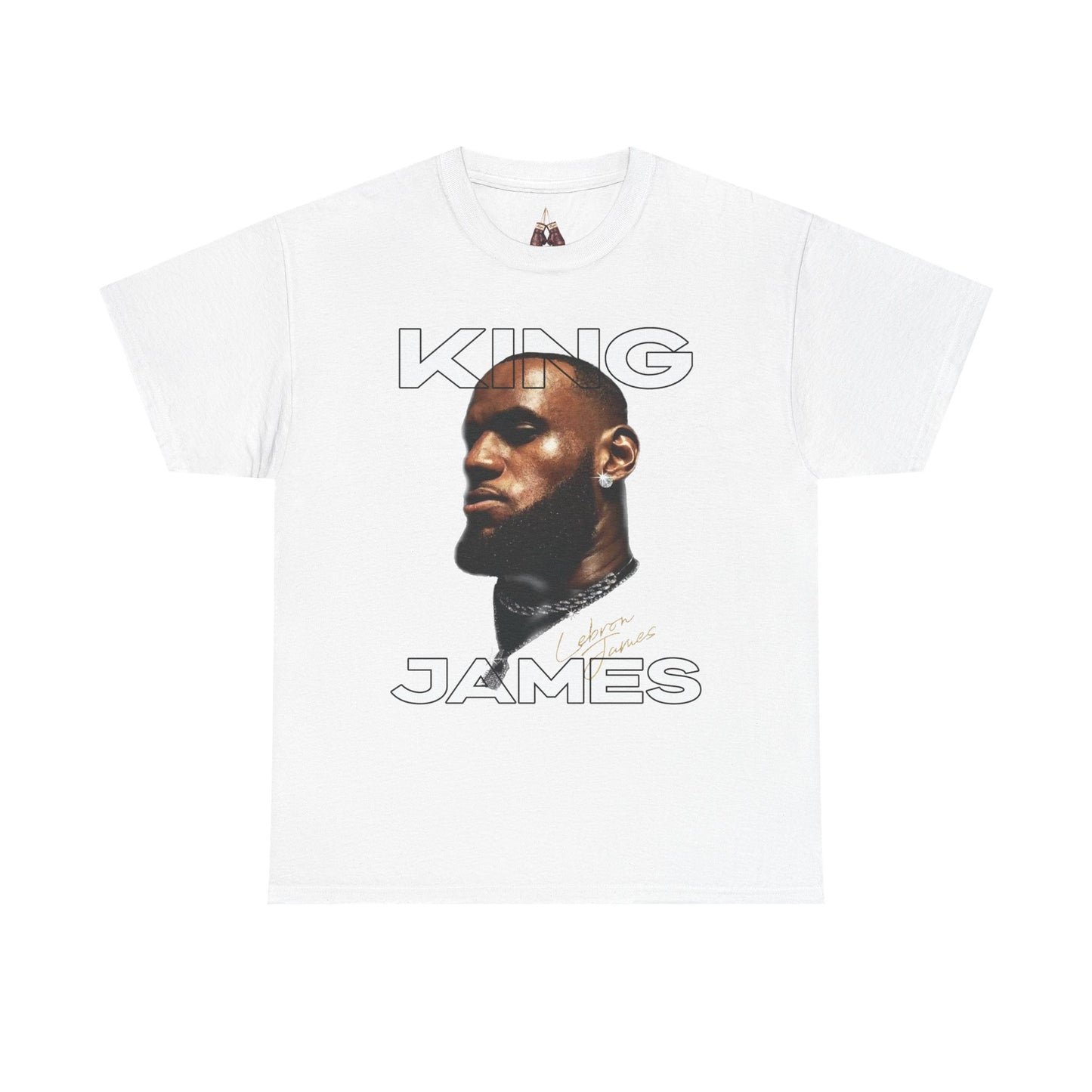 King James Graphic Tee, Unisex Heavy Cotton Tee, Basketball Fan Shirt, Gift for Sports Lovers, Stylish Casual Wear, Sports Apparel - Kings Origin Apparel