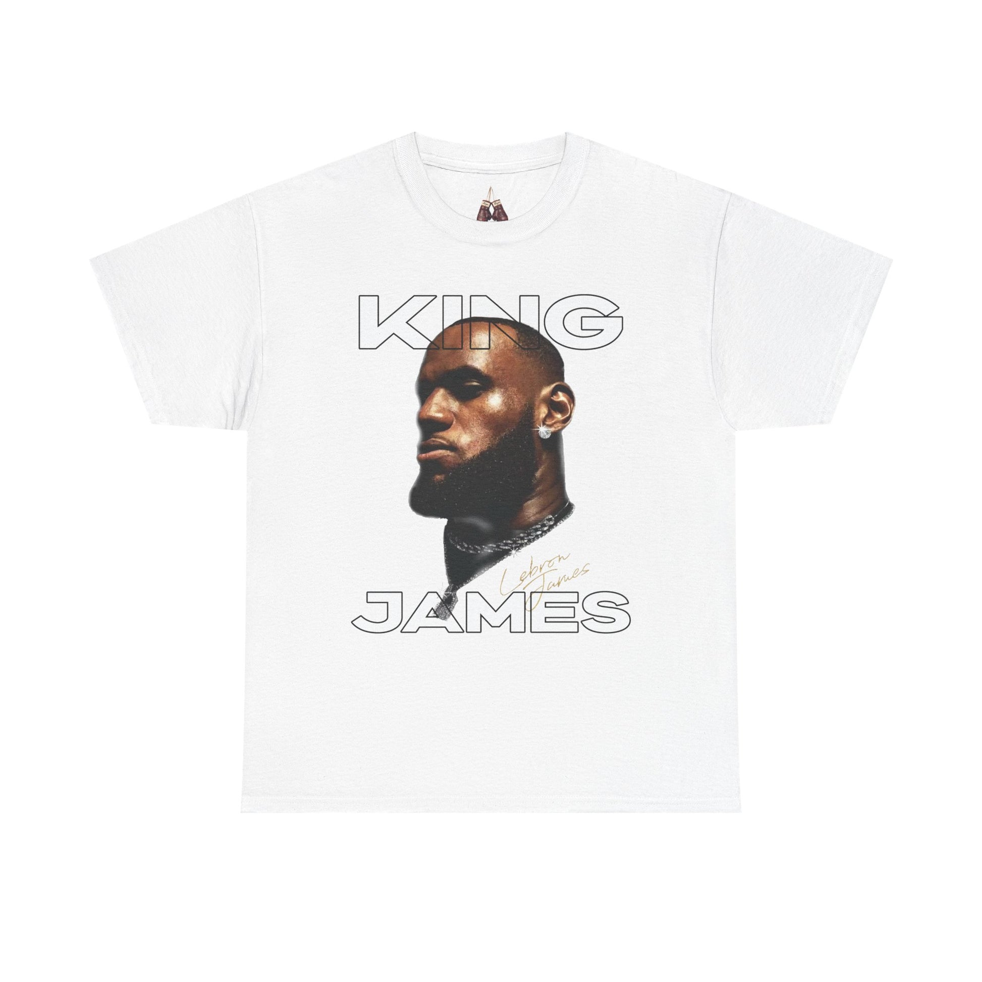 King James Graphic Tee, Unisex Heavy Cotton Tee, Basketball Fan Shirt, Gift for Sports Lovers, Stylish Casual Wear, Sports Apparel - Kings Origin Apparel