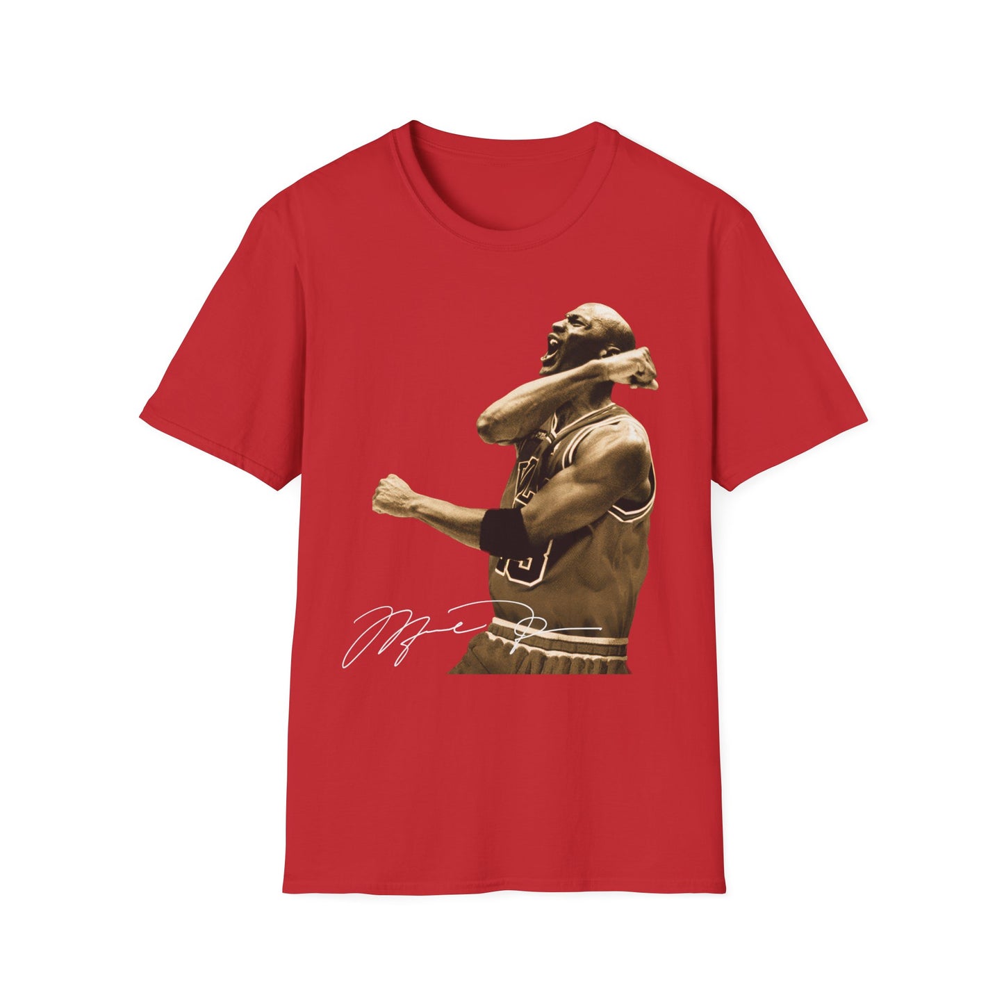 Michael Jordan "Competitive Fire" Unisex Softstyle Cotton Blend T-Shirt