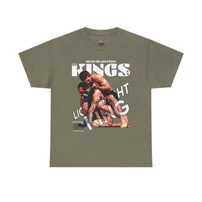 Khabib KINGS Graphic Tee, Unisex Heavy Cotton Shirt, Retro Style Tee for UFC Fans, Gift for Wrestlers, Unisex fight gear - Kings Origin Apparel