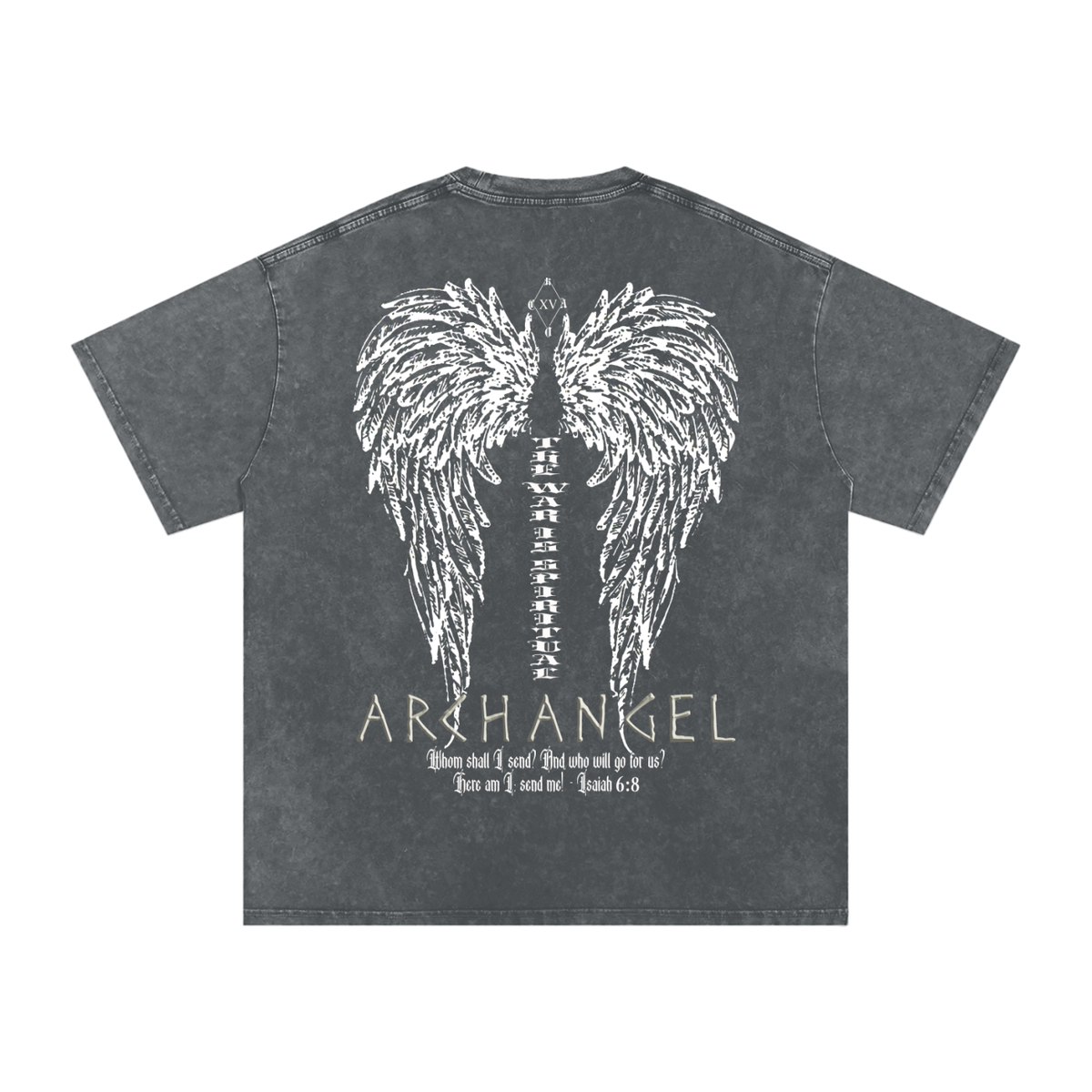 Chase Archangel Archangelo Snow Washed Oversized Cotton T-Shirt
