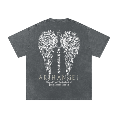 Chase Archangel Archangelo Snow Washed Oversized Cotton T-Shirt