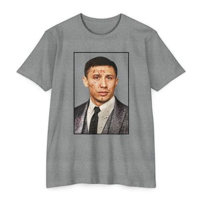 Gennady Golovkin GGG Blood Splatter Boxing Unisex CVC Cotton Blend Jersey T-shirt