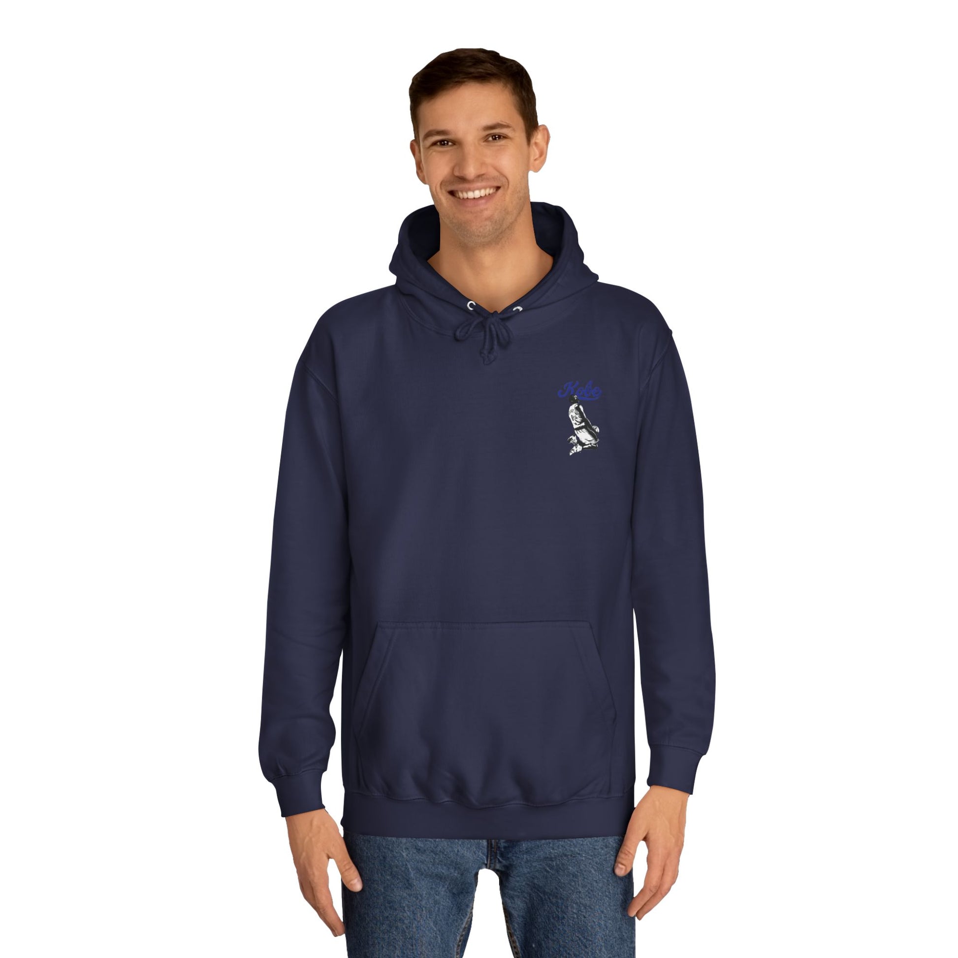 Kobe Bryant Unisex College Hoodie - Comfy Athletic Wear, Fashionable Gift for Sports Lovers, Casual Streetwear for College, Great for Game - Kings Origin Apparel