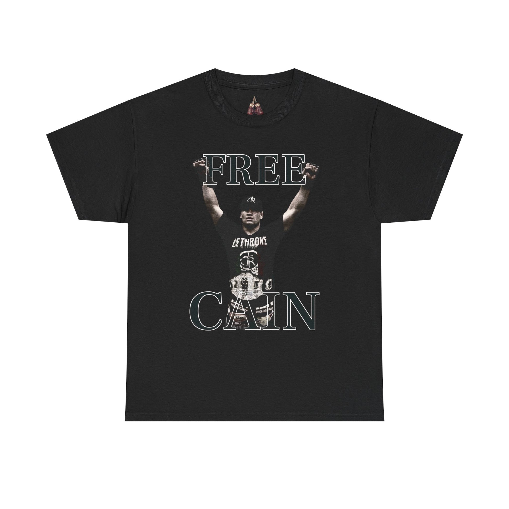 Free Cain V Graphic Tee - Unisex Heavy Cotton Shirt, Casual Wear, Streetwear, Gift for Activists, Statement Tee, Trendy Apparel - Kings Origin Apparel