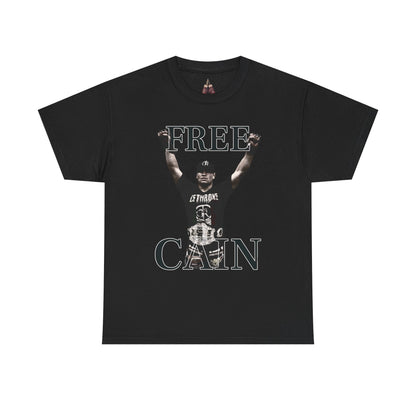 Free Cain V Graphic Tee - Unisex Heavy Cotton Shirt, Casual Wear, Streetwear, Gift for Activists, Statement Tee, Trendy Apparel - Kings Origin Apparel