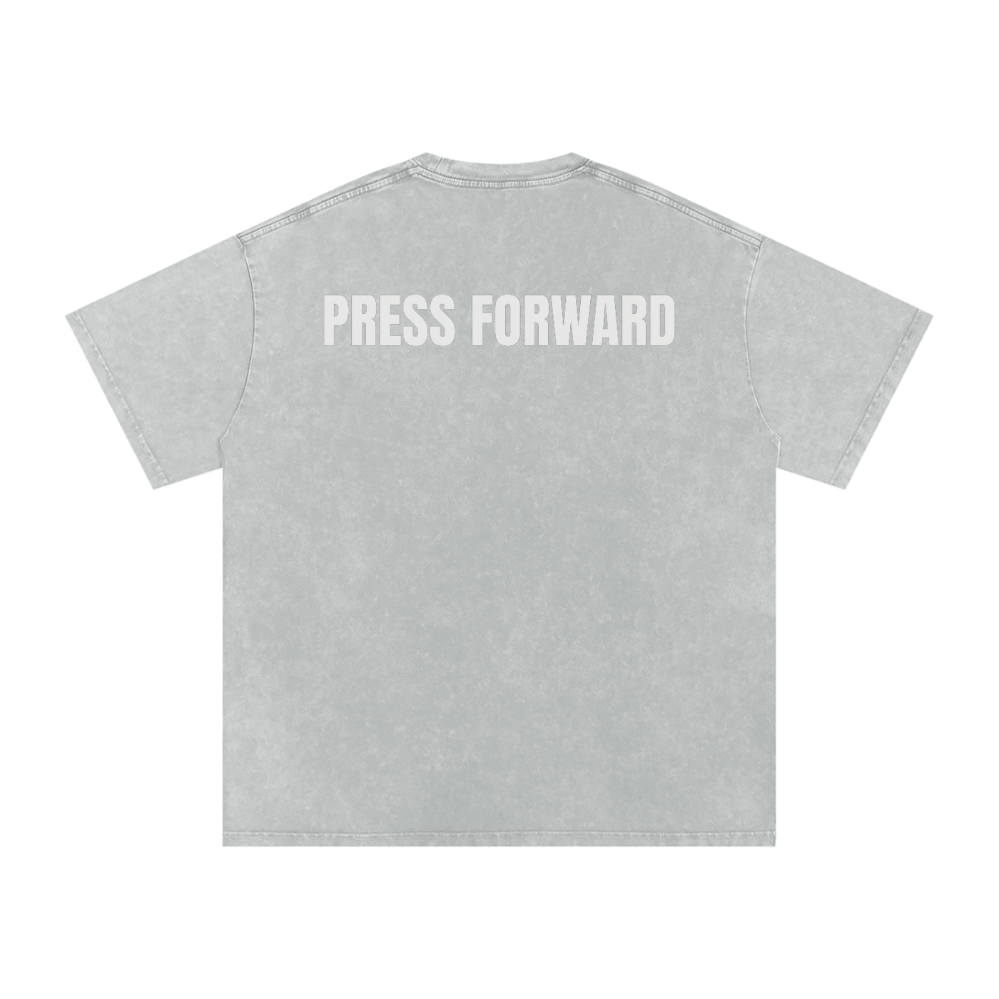 Press Forward Snow Washed Oversized Cotton T-Shirt - Kings Origin Apparel