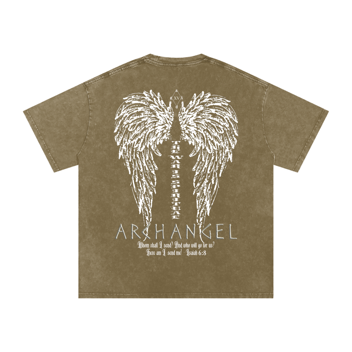 Chase Archangel Archangelo Snow Washed Oversized Cotton T-Shirt