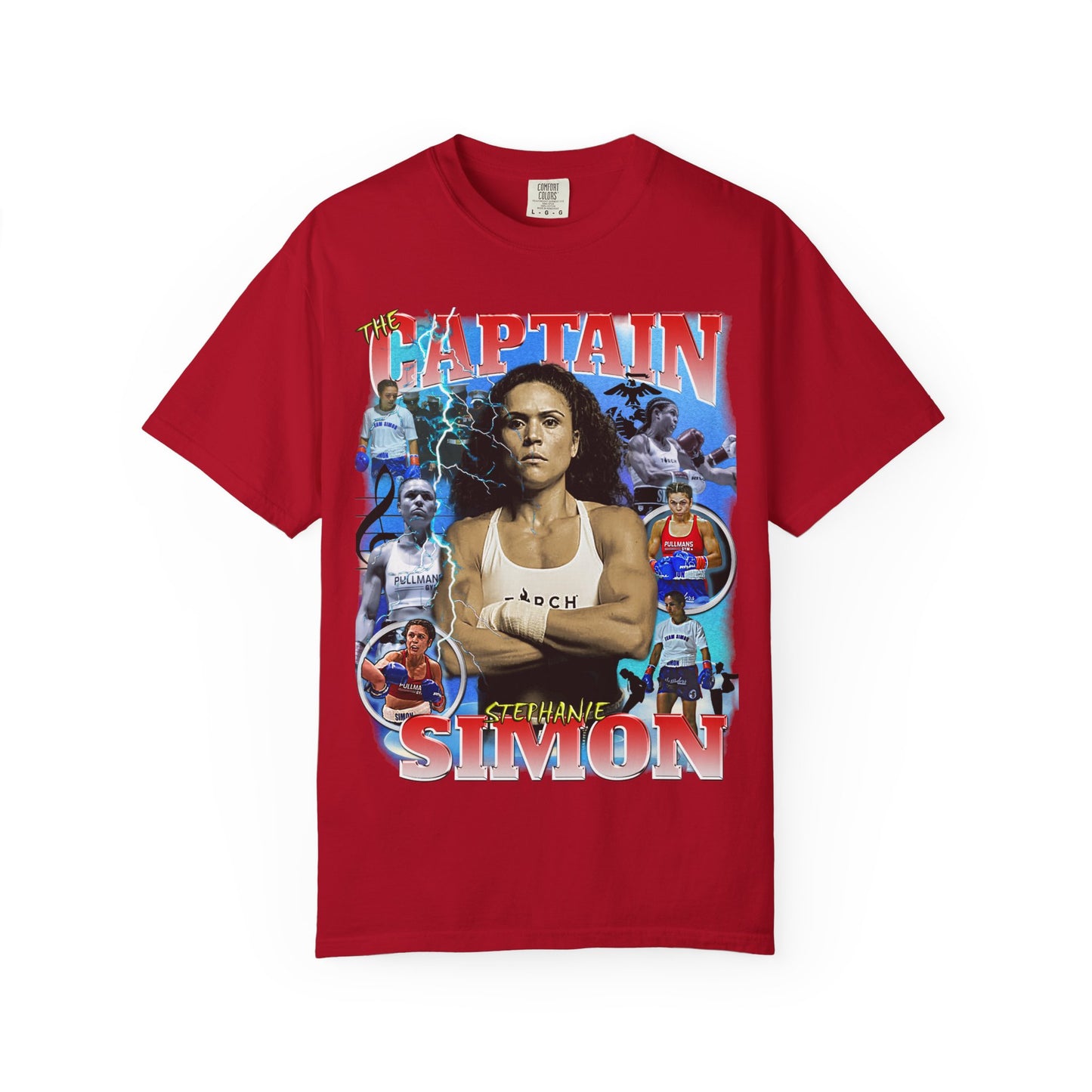 Stephaine Simon The Captain Bootleg Boxing T-Shirt