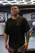 Ricky Simon Snow Washed Oversized Cotton Fight T-Shirt