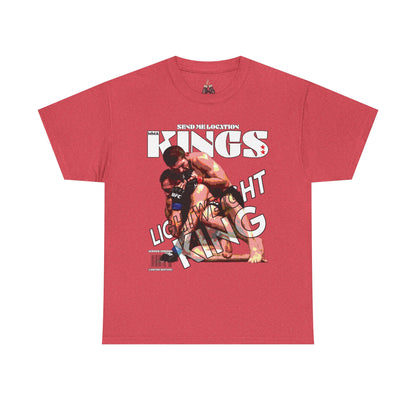 Khabib KINGS Graphic Tee, Unisex Heavy Cotton Shirt, Retro Style Tee for UFC Fans, Gift for Wrestlers, Unisex fight gear - Kings Origin Apparel