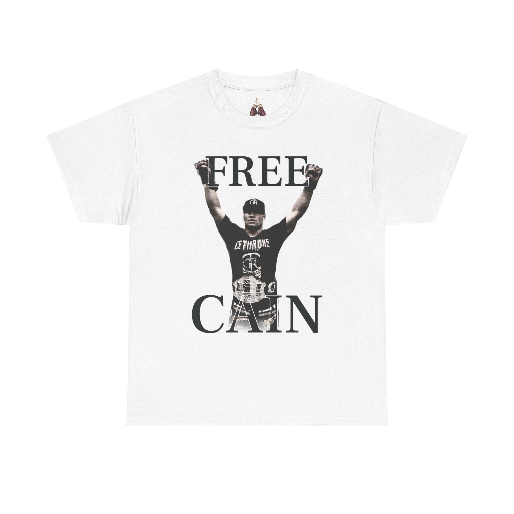 Free Cain V Graphic Tee - Unisex Heavy Cotton Shirt, Casual Wear, Streetwear, Gift for Activists, Statement Tee, Trendy Apparel - Kings Origin Apparel