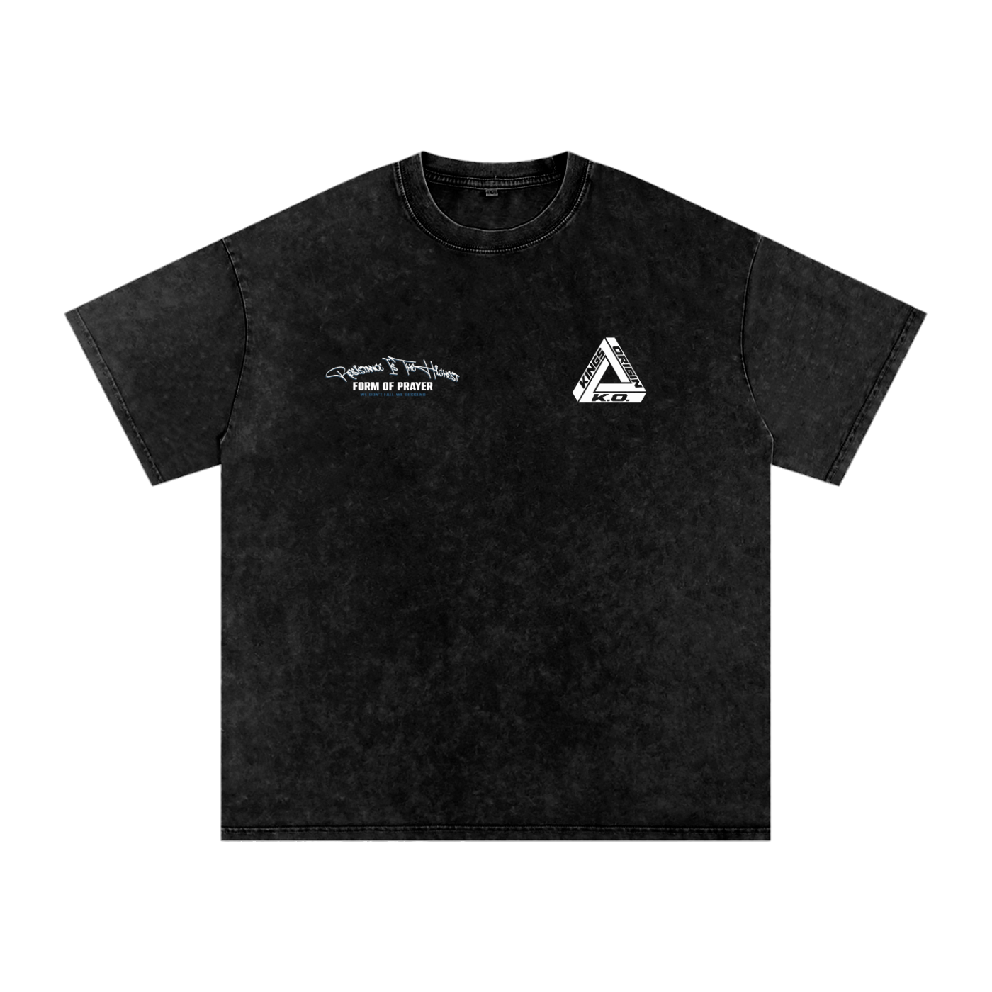 Snow Washed Oversized Cotton T-Shirt - Kings Origin Apparel