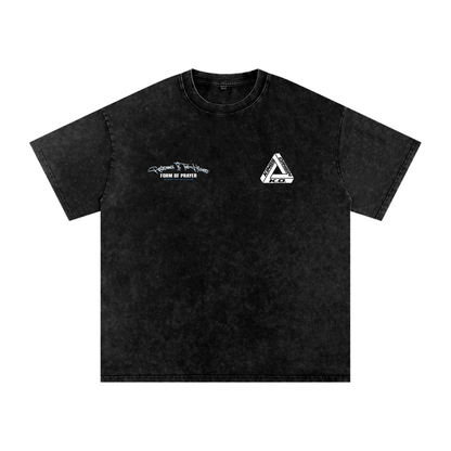 Snow Washed Oversized Cotton T-Shirt - Kings Origin Apparel
