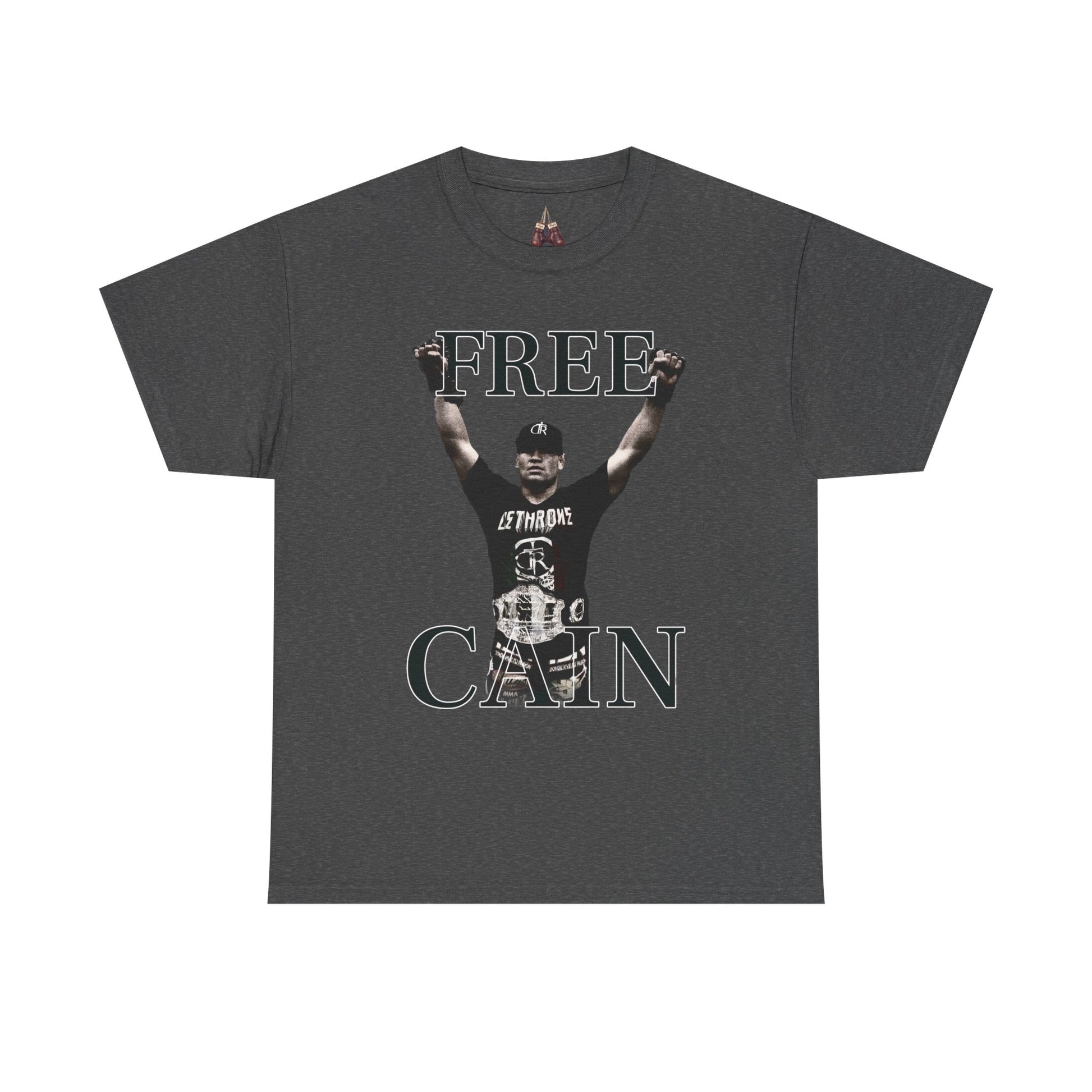 Free Cain V Graphic Tee - Unisex Heavy Cotton Shirt, Casual Wear, Streetwear, Gift for Activists, Statement Tee, Trendy Apparel - Kings Origin Apparel