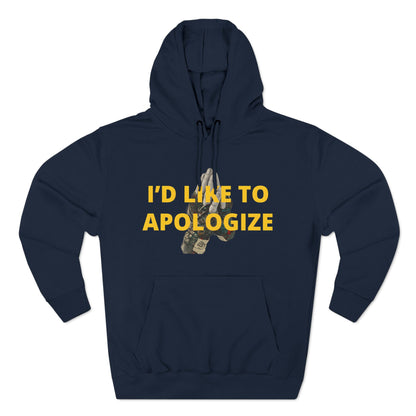 Conor McGregor Apologize- Three-Panel Fleece Hoodie