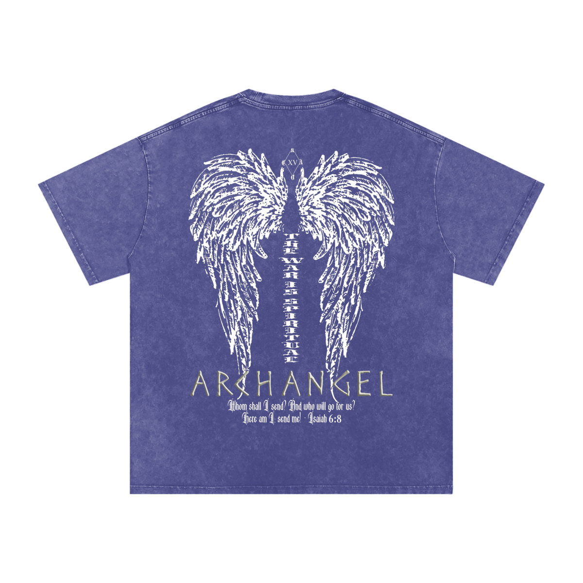 Chase Archangel Archangelo Snow Washed Oversized Cotton T-Shirt