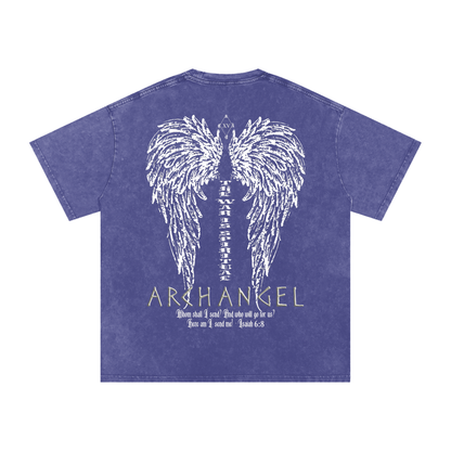 Chase Archangel Archangelo Snow Washed Oversized Cotton T-Shirt