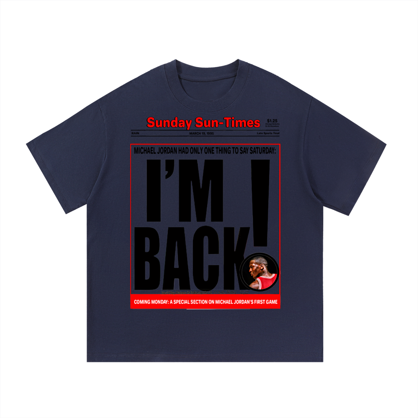 Michael Jordan I'm Back Heavyweight