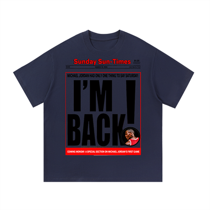 Michael Jordan I'm Back Heavyweight