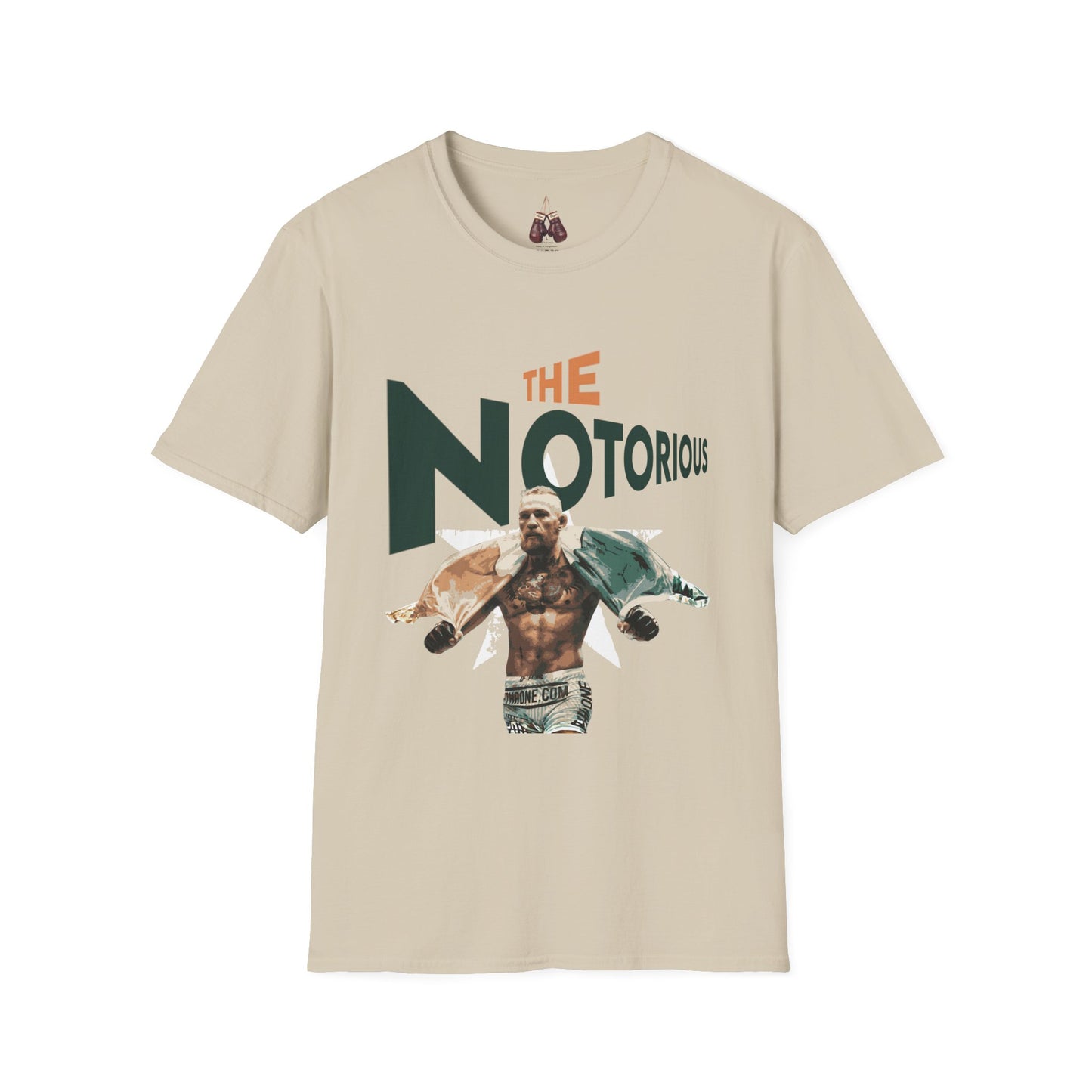 Notorious Conor McGregor  MMA Unisex Softstyle T-Shirt, Athletic Wear, Sports Fan Apparel, Gift for Fighters, Casual Graphic Tee