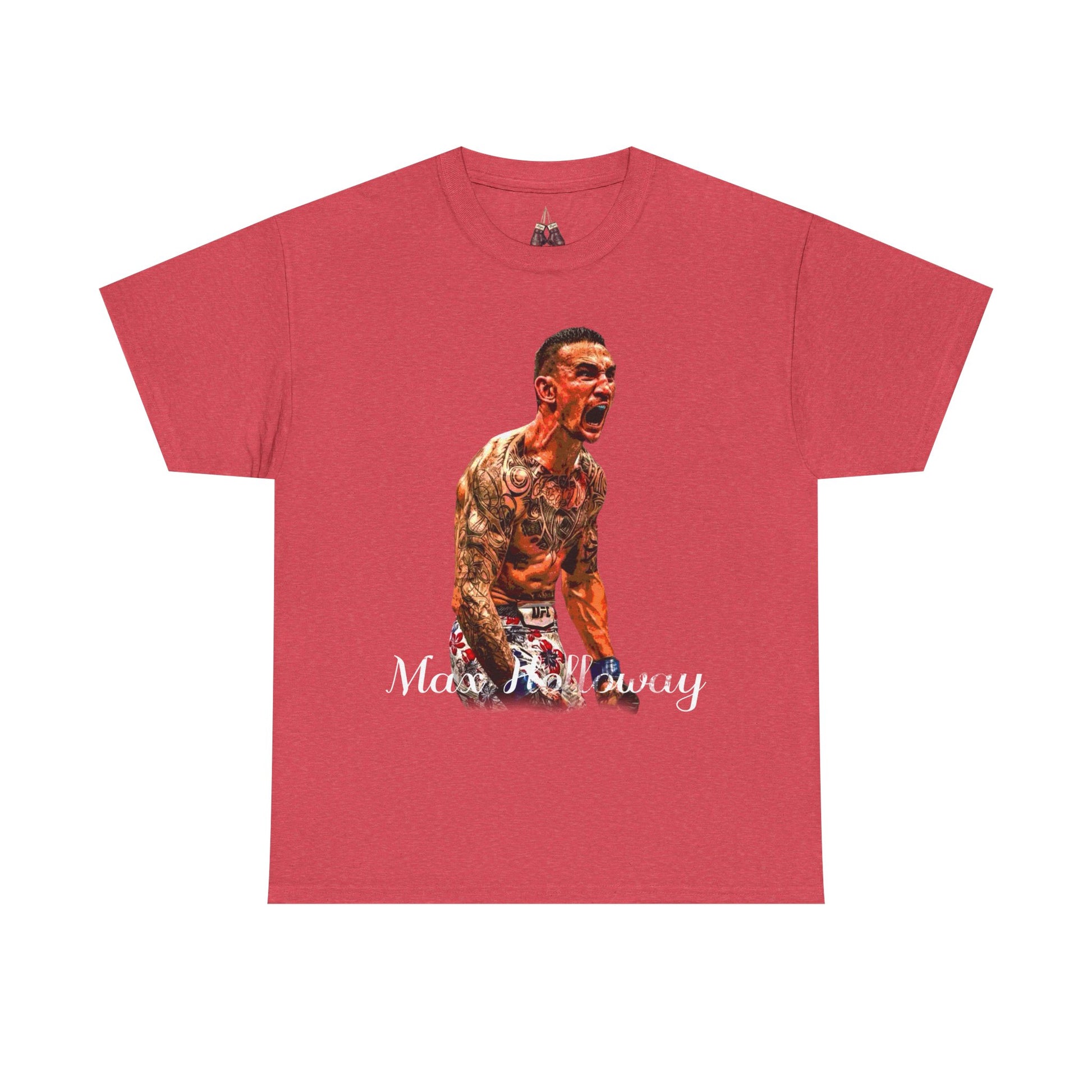 Max Holloway Graphic Tee for UFC Fans, Unisex Heavy Cotton Tee, Workout Shirt, Gym Apparel, Sports Gift, Performance Wear - Kings Origin Apparel