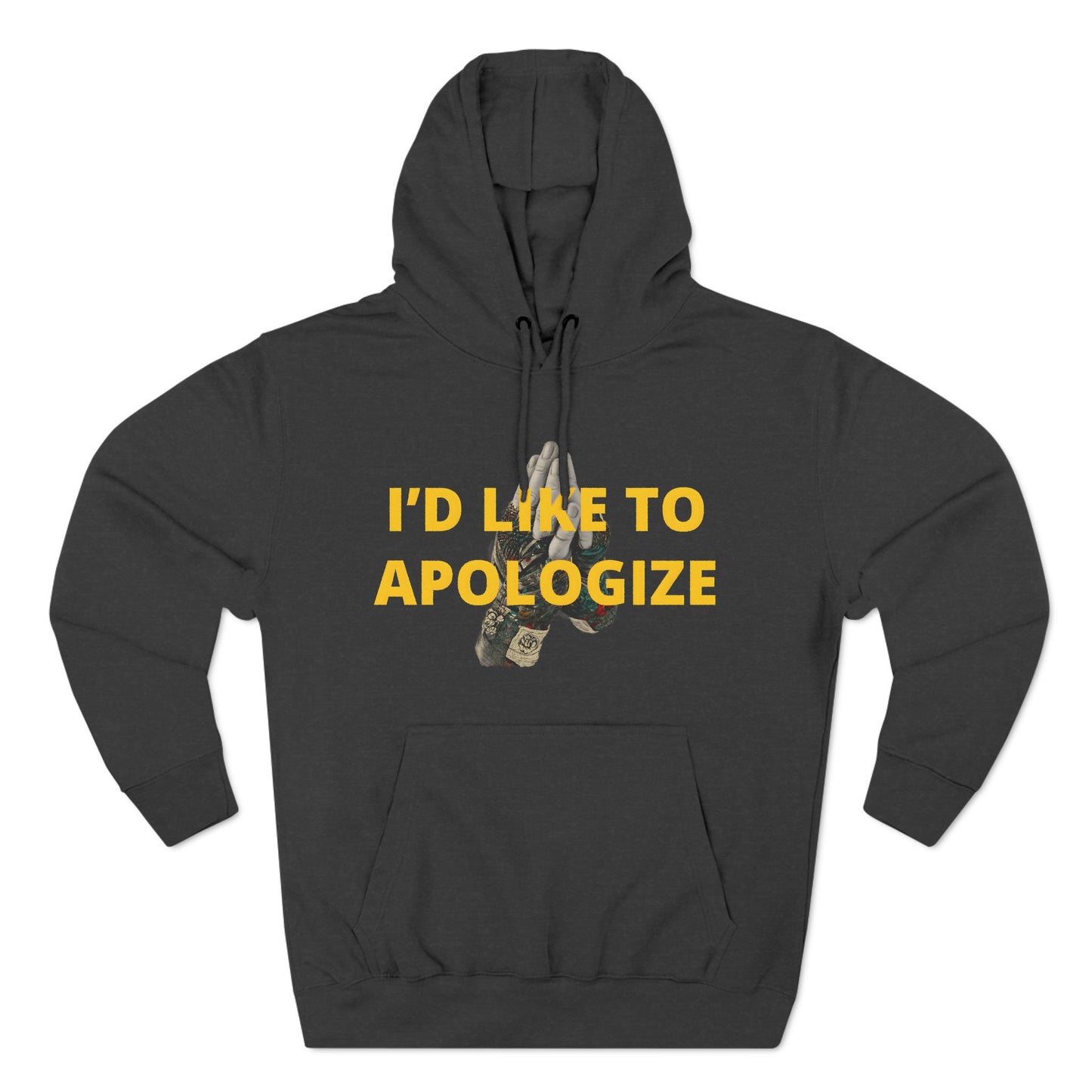 Conor McGregor Apologize- Three-Panel Fleece Hoodie