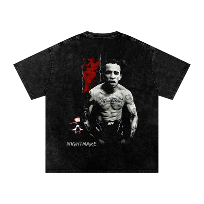 Carlos Prates The Nightmare T-Shirt - Vintage Oversized Graphic Tee | Fighting Nerds UFC Streetwear