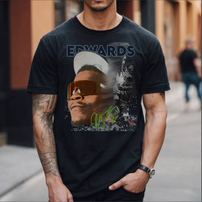 Anthony Edwards T-Shirt, Cool Graphic Tee, Streetwear Apparel, Vintage Style Shirt, Unisex Softstyle Tee