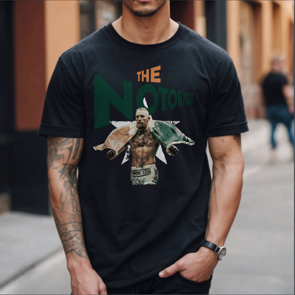 Notorious Conor McGregor  MMA Unisex Softstyle T-Shirt, Athletic Wear, Sports Fan Apparel, Gift for Fighters, Casual Graphic Tee