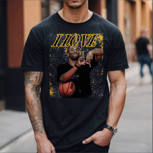 I Love LA- Kobe- Unisex Softstyle T-Shirt