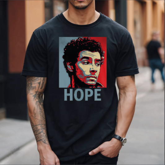 Mangione Hope-Inspired Unisex Heavyweight Cotton Tee, Motivational Shirt