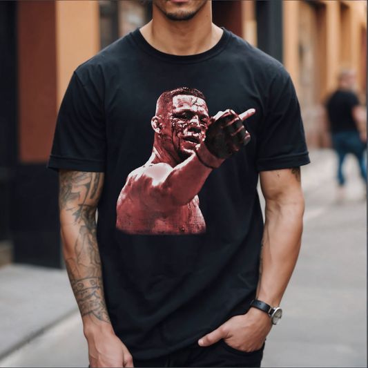 Nate Diaz Middle Finger MMA shirt