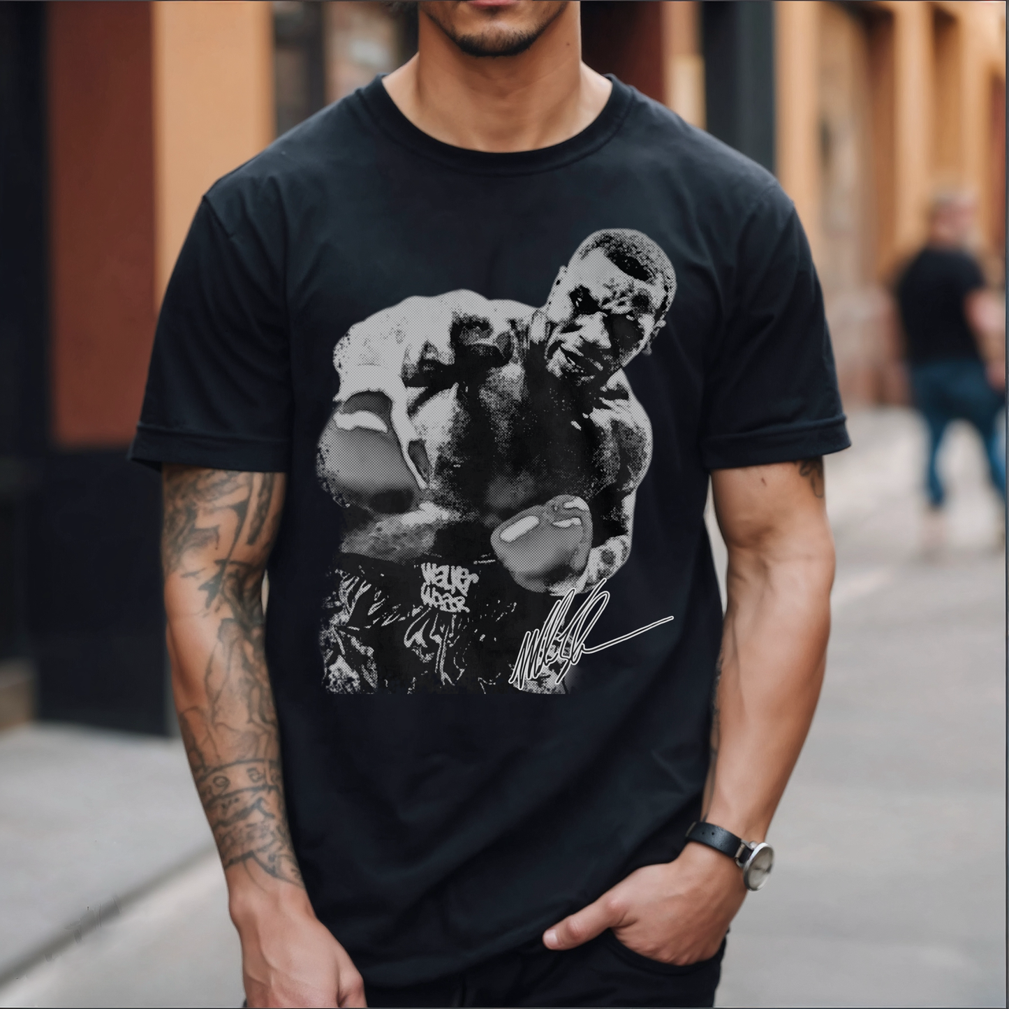 Mike Tyson boxing Gildan graphic t-shirt – Kings Origin heavyweight boxing apparel