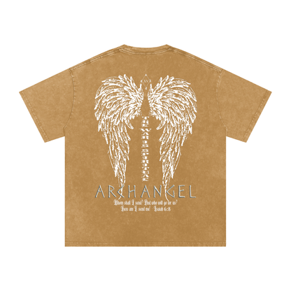Chase Archangel Archangelo Snow Washed Oversized Cotton T-Shirt