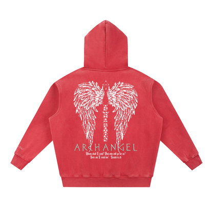 Chase Archangel Archangelo Snow Wash Fleece Oversize Hoodie