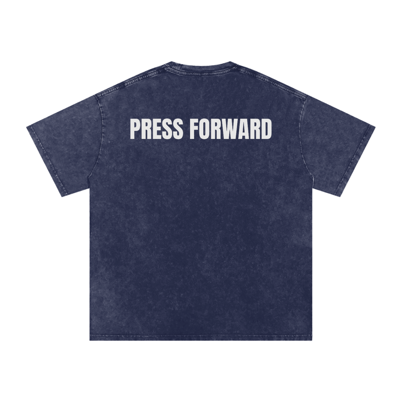 Press Forward Snow Washed Oversized Cotton T-Shirt - Kings Origin Apparel
