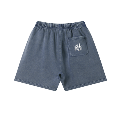 KO Unisex Vintage Wash Cotton Shorts