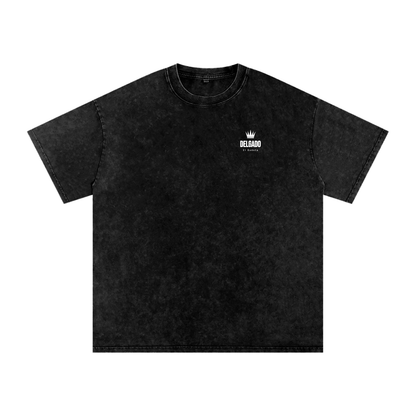 Lindolfo Delgado Snow Washed Oversized Cotton T-Shirt