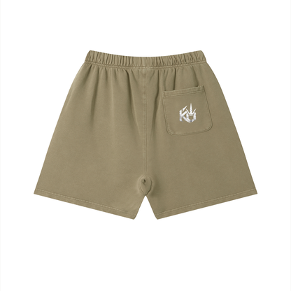 KO Unisex Vintage Wash Cotton Shorts
