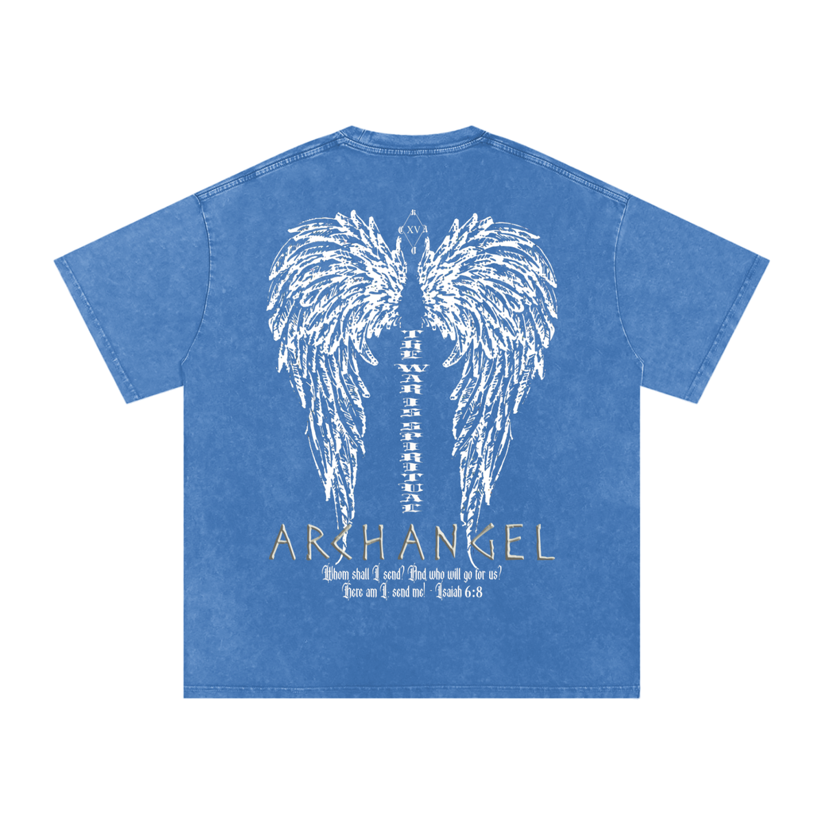 Chase Archangel Archangelo Snow Washed Oversized Cotton T-Shirt