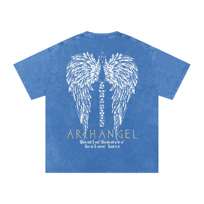 Chase Archangel Archangelo Snow Washed Oversized Cotton T-Shirt