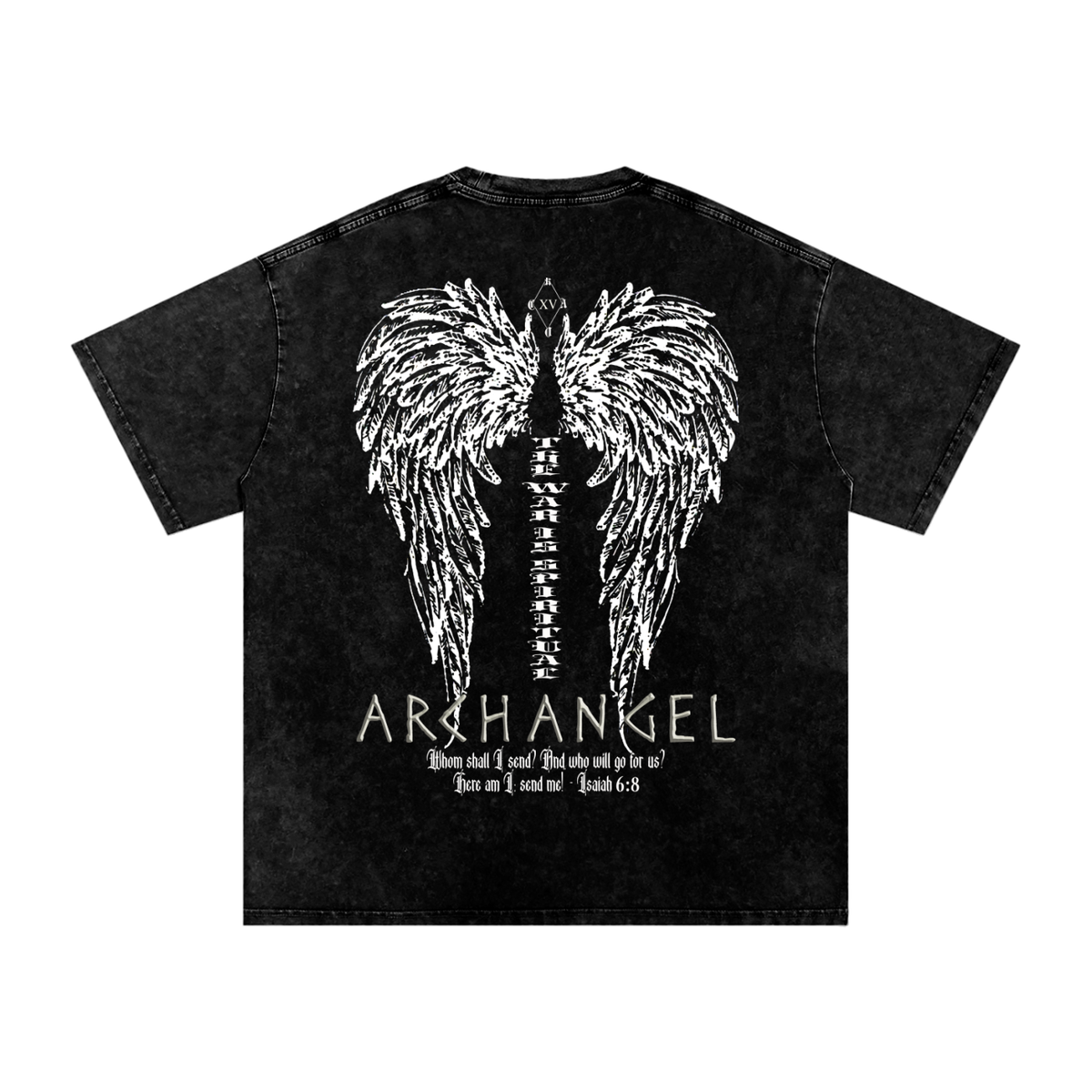Chase Archangel Archangelo Snow Washed Oversized Cotton T-Shirt