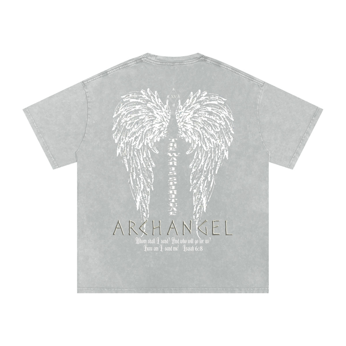 Chase Archangel Archangelo Snow Washed Oversized Cotton T-Shirt
